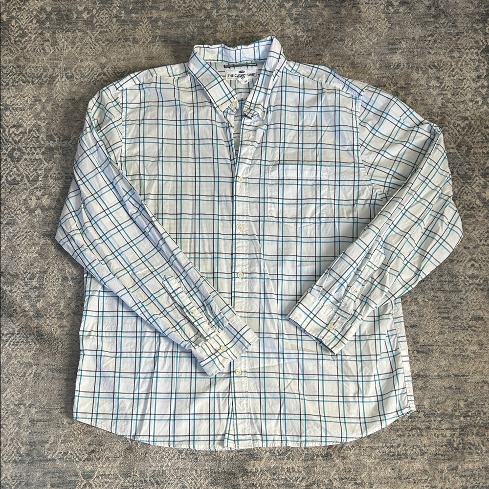 Old Navy Plaid Button Down Shirt